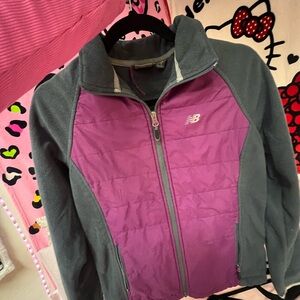 New Balance Charcoal and Violet Jacket
